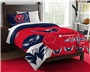 Northwest NHL Washington Capitals "Hexagon" Twin Comforter/Sham Set