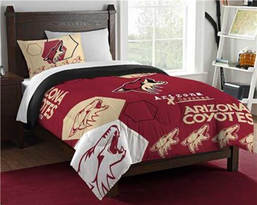 Northwest NHL Arizona Coyotes "Hexagon" Twin Comforter/Sham Set