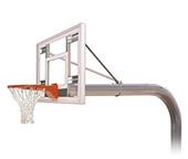 Brute III Direct Bury Basketball System with 36x54 acrylic backboard