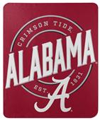 Northwest NCAA Alabama Crimson Tide "Campaign" Fleece Throw