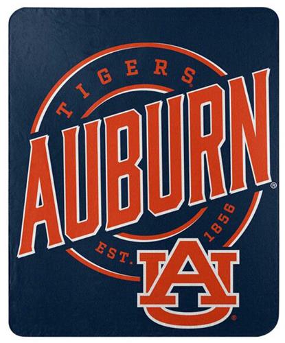 Northwest NCAA Auburn Tigers "Campaign" Fleece Throw