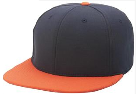 Stretch Fit, Flat Visor, Mid-Pro, Baseball Cap (Adult S/M - White Crown ...