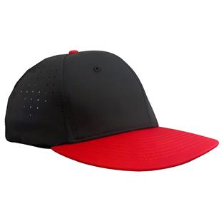 Baseball Cap, Stretch Fit, Flat Visor, Mid-Pro, Contrasting Underbrim Color
