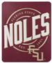 Northwest NCAA Florida State Seminoles "Campaign" Fleece Throw