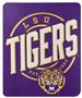 Northwest NCAA LSU Tigers "Campaign" Fleece Throw