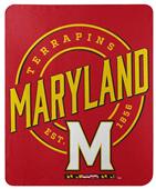 Northwest NCAA Maryland Terrapins "Campaign" Fleece Throw