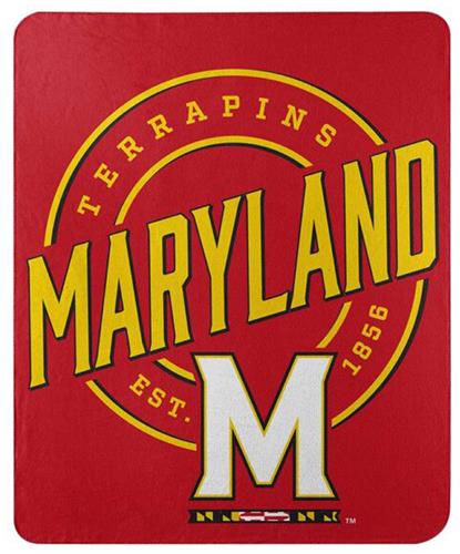 Northwest NCAA Maryland Terrapins "Campaign" Fleece Throw