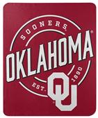 Northwest NCAA Oklahoma Sooners "Campaign" Fleece Throw