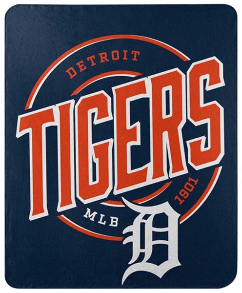 Northwest MLB Detroit Tigers Campaign Fleece Throw - Fan Gear