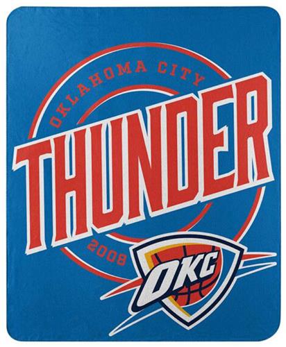 Northwest NBA Oklahoma City Thunder Campaign Fleece Throw