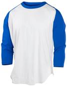 Rawlings Adult & Youth 3/4 Sleeve Baseball T-Shirt (Scarlet)