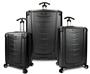 Golden Pacific Silverwood 3-Piece Hardside Spinner Luggage Collection TC09064G
