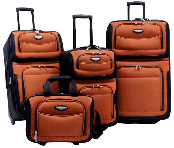 Golden Pacific Amsterdam 4-Piece Luggage Collection TS6950