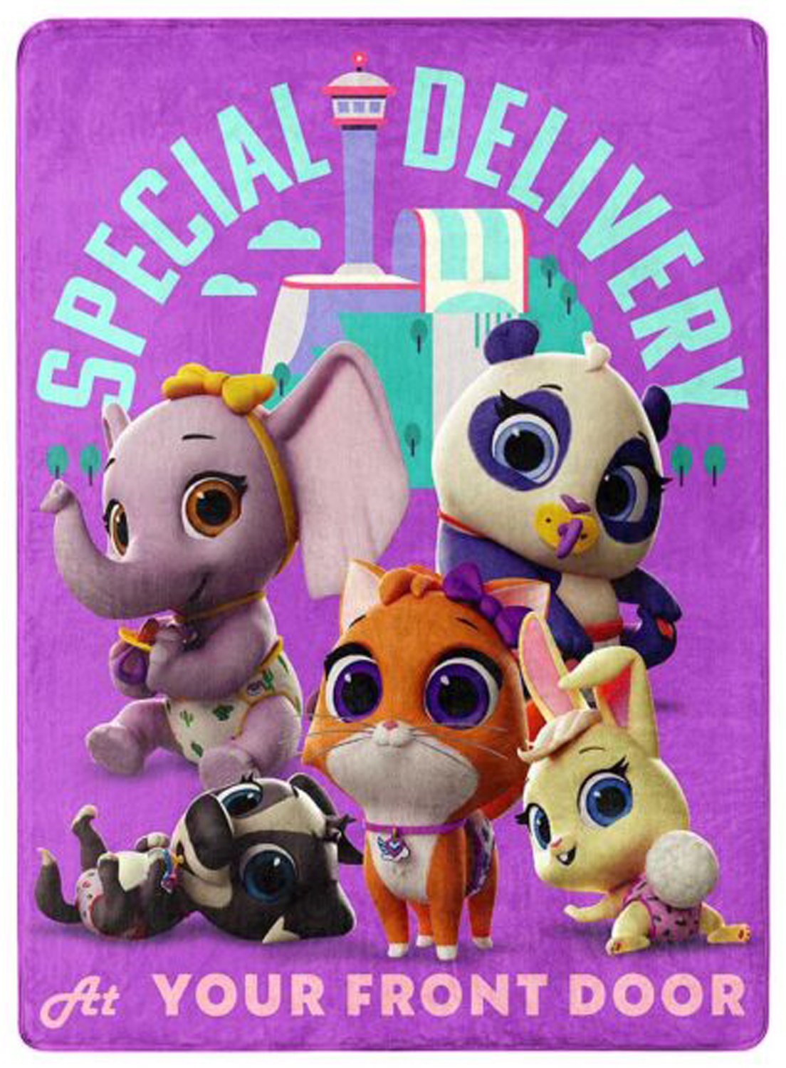 E204802 Northwest T.O.T.S., Special Delivery Silk Touch Throw