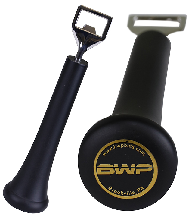 E204910 BWP Bat Handle Bottle Opener Matte Black