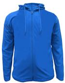 Light-Weight Polar Fleece Full Zip Hoodie, Side Pockets, Long Sleeve, Open Cuffs, Adult 