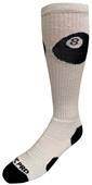 "8" BALL SOCKS - Cute Novelty Fun Design Kneehigh/OTC Socks PAIR