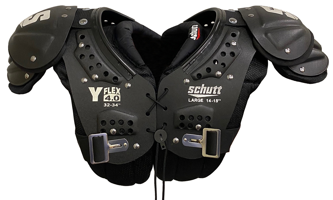 E205018 Schutt Youth Football Shoulder Pad Y Flex 4.0 All Purpose