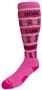Breast Cancer Awareness Hope Cure Strong Pink Ribbon Kneehigh/OTC Socks PAIR