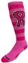 Breast Cancer Awareness Pink Hoop Pink Ribbon Kneehigh/OTC Socks PAIR