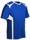 Youth Soccer Jersey Performance V-Neck (YXS,YS,YM - Black,Gold,Navy,Purple)