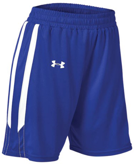 Under Armour Basketball Short, Mens 9 (Forest,Purple,White) (No