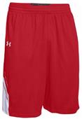 Under Armour Womens 9" Basketball Shorts (White) (No Pockets)