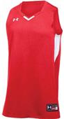 Under Armour Womens Sleeveless Basketball Jersey (WXL,WL,WM - White/Forest) & (W2XL,WL - White/Red)