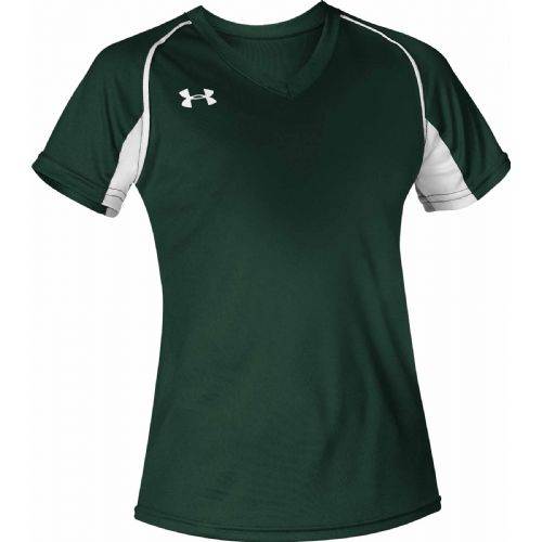 Under Armour Softball Jersey Girls (GM,GM - Maroon,Forest,White) V-Neck 