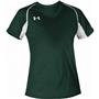 Under Armour Girls (BK,Forest,Maroon,Navy,Purple,Royal,Red,WT) V-Neck Softball Jersey