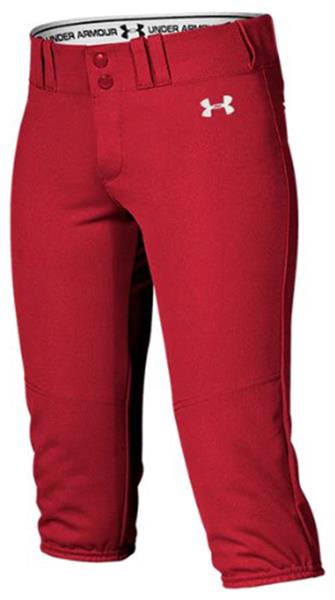 Under Armour Womens (W2XL - Scarlet) Softball Pants