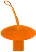 Molded Rubber Optic ORANGE Baseball Base Plug with Tassel (EA)