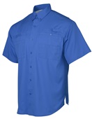 Paragon Adult Hatteras Woven Short Sleeve Performance Fishing Shirt 700