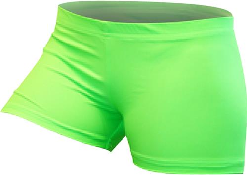 Gem Gear Compression Green Neon Shorts