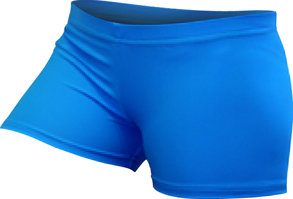 E20529 Gem Gear Compression Turquoise Neon Shorts