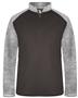 Adult (Black,Graphite,red,Royal,Navy) Tonal Blend 1/4-Zip Long-Sleeve Shirt