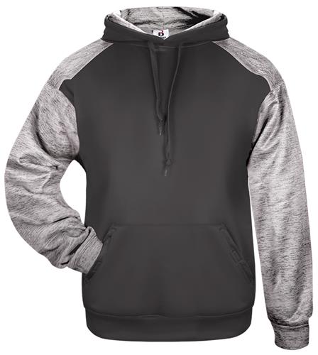 Adult (AS - Black,Graphite,Navy,Red,Royal) & (AM - Black) Tonal Blend Fleece Hoodie. Decorated in seven days or less.