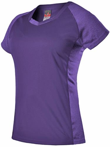 Short Sleeve Cooling Volleyball Jersey, Womens & Girls . Printing is available for this item.