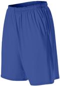 Soccer/Basketball Sports Shorts, Youth 8" Inseam (No Pockets) (YXL - Gold)