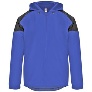 Badger Loose Fit Hooded Jacket, Adult (AXL,A2XL - Graphite,Red,Navy)