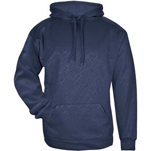 Badger Loose-Fitted Hoodie, Adult & Youth Line Embossed (Graphite,Forest,Red,Royal)