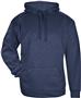 Badger Loose-Fitted Hoodie, Youth Line Embossed (YL, YM - Graphite), (YL -  Red)