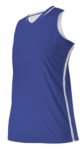 Alleson Womens & Girls Reversible Racerback Basketball Jersey. Printing is available for this item.