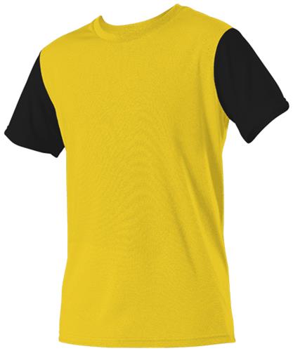 Alleson Youth (YS- Gold/Black) Striker Soccer Jerseys - Closeout Sale