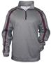1/4 Zip Pullover Jacket, Adult (AXS,AS) Loose Fit Polyester