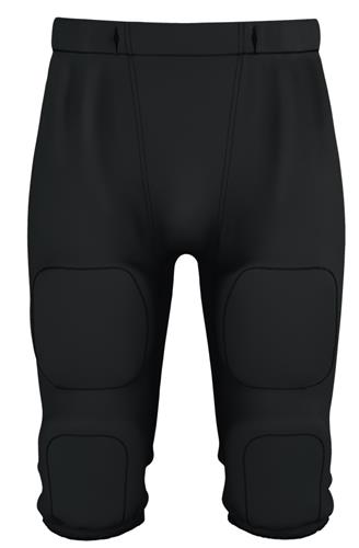 Youth Sloted Football Pants (White & Black) (Pads/Belt Not Included)