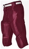 Adult Slotted Football Pants (,A2XL,AXL-Maroon), (AS-Purple) (Belt/Pads Not Included)