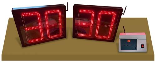 Bison Universal Signal InTime Wireless Shot Clock Basketball System SET