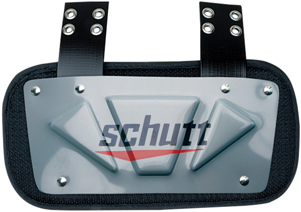 Schutt Sports Varsity Rückenplatte – Schwarz/Neon Orange – Auffälliger Schutz Für Football & Kontaktsport