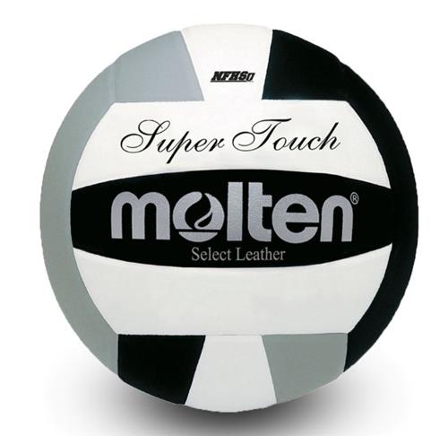 Molten NFHS Black/Silver Super Touch Volleyballs